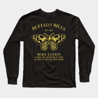 Buffalo Bill's Body Lotion Yellow Vintage Long Sleeve T-Shirt